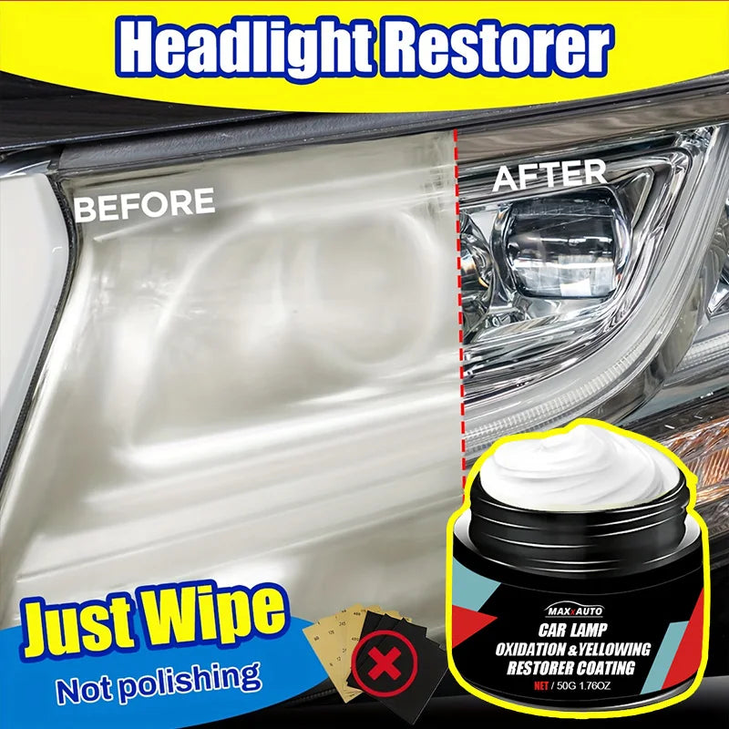 Apex Drive Headlight Restoration Kit — Restore Foggy, Yellowed Headlights in Minutes