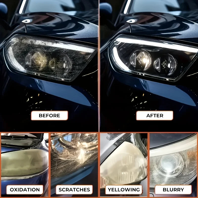 Apex Drive Headlight Restoration Kit — Restore Foggy, Yellowed Headlights in Minutes