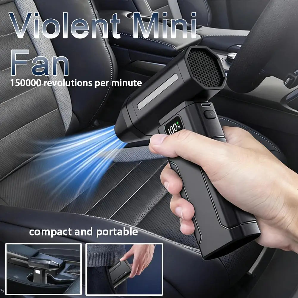 Apex Drive Turbo Jet — Cordless High-Power Air Duster & Car Blower