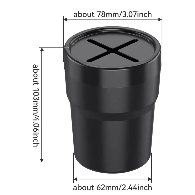 Apex Drive Leakproof Car Trash Can