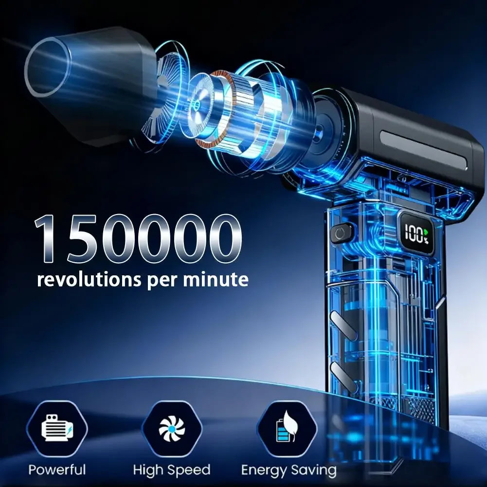 Apex Drive Turbo Jet — Cordless High-Power Air Duster & Car Blower